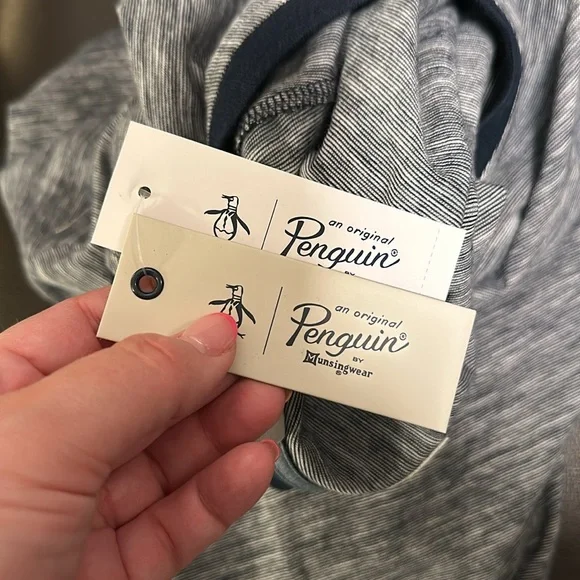 PENGUIN - Blue Tee in Vintage Indigo M Medium NEW NWT - Picture 5 of 7